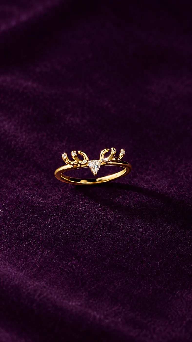 Elegant Deer Ring